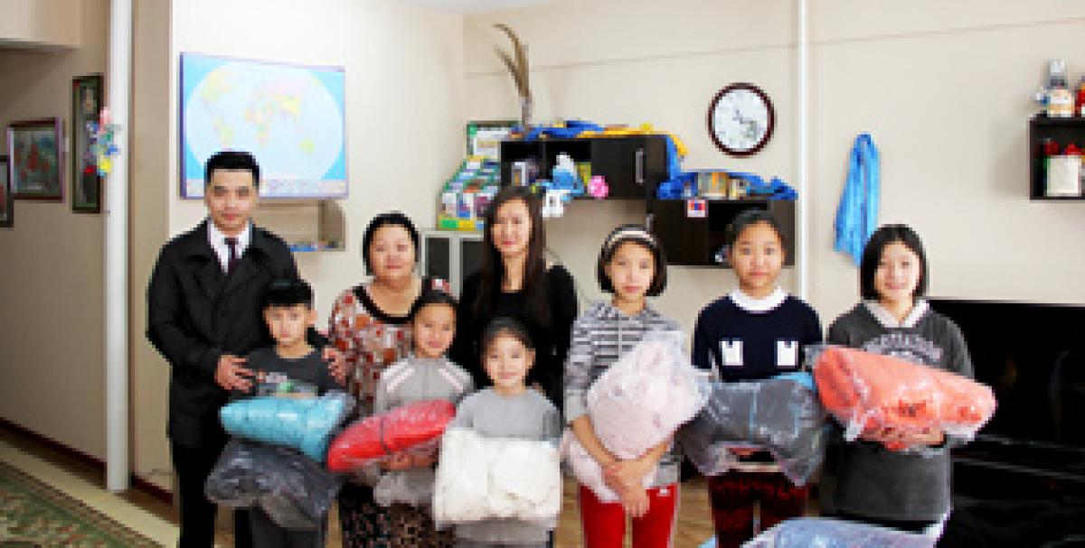 IUE GROUP SUPPORTS KIDS OF “MANAI GER” ORPHANAGE